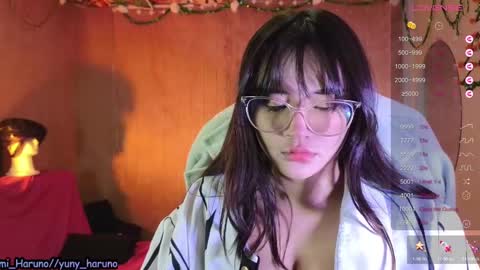Snapshot of yuny_haruno chatting on 12.17.24 Haruno online show from 12.17.24