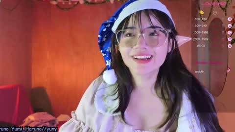 Snapshot of yuny_haruno chatting on 12.24.24 Haruno online show from 12.24.24