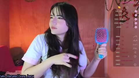 Snapshot of yuny_haruno chatting on 12.27.24 Haruno online show from 12.27.24