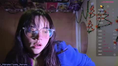 Snapshot of yuny_haruno chatting on 12.29.24 Haruno online show from 12.29.24