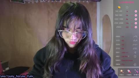 Snapshot of yuny_haruno chatting on 01.11.25 Haruno online show from 01.11.25