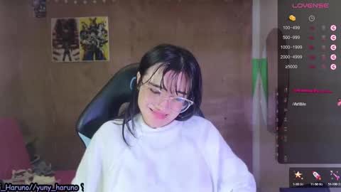 Snapshot of yuny_haruno chatting on 02.05.25 Haruno online show from 02.05.25