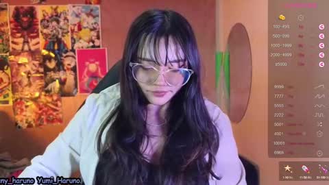 Snapshot of yuny_haruno chatting on 02.14.25 Haruno online show from 02.14.25