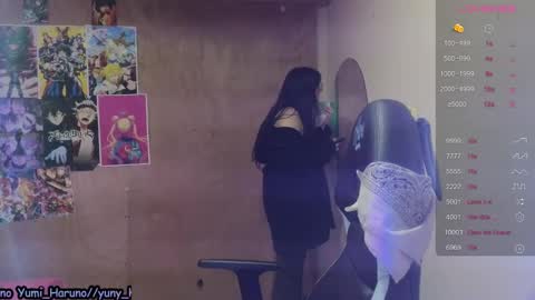 Snapshot of yuny_haruno chatting on 02.20.25 Haruno online show from 02.20.25