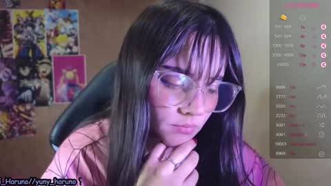 Snapshot of yuny_haruno chatting on 02.20.25 Haruno online show from 02.20.25