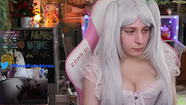 Snapshot of ShiroiFubuki chatting on 12.19.24 ShiroiFubuki online show from 12.19.24