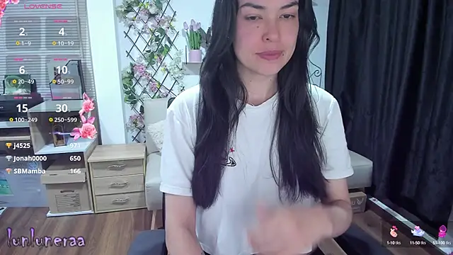 Snapshot of Lunlunera chatting on 03.08.25 Lunlunera online show from 03.08.25