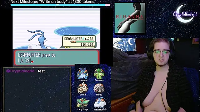 CryptidIndrid online show from 12.21.24