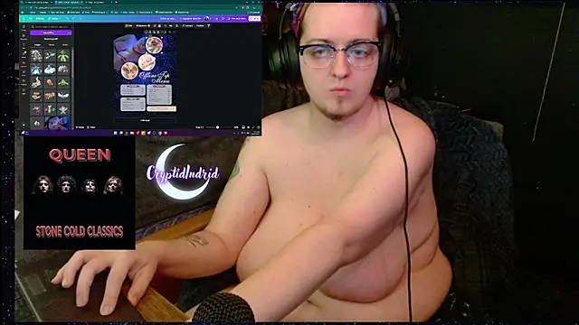 CryptidIndrid online show from 12.23.24