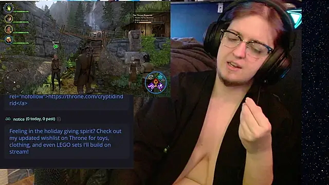 CryptidIndrid online show from 01.03.25