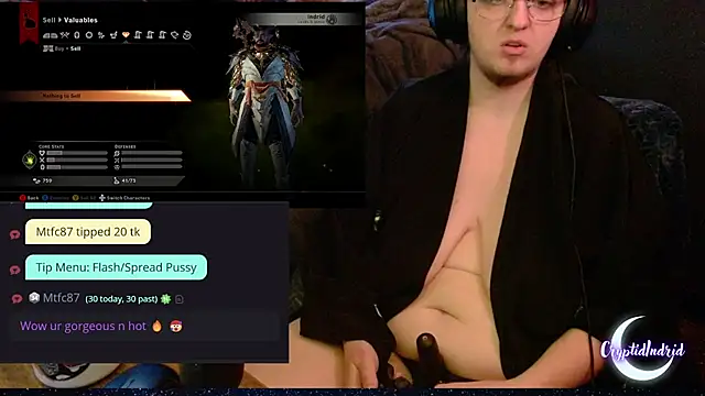 CryptidIndrid online show from 01.03.25