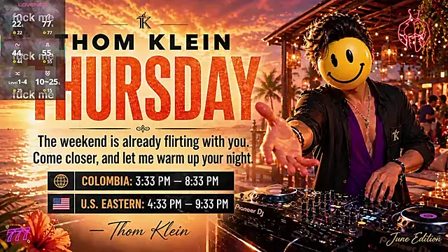 Snapshot of thomklein chatting on 06.11.26 thomklein online show from 06.11.26