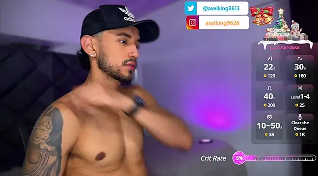 AxelKing1326 online show from 12.27.24