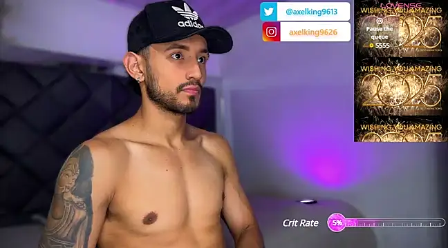 AxelKing1326 online show from 01.02.25