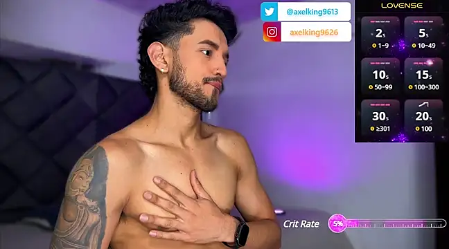 AxelKing1326 online show from 01.03.25