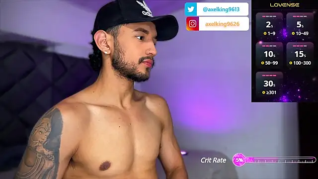 AxelKing1326 online show from 01.11.25
