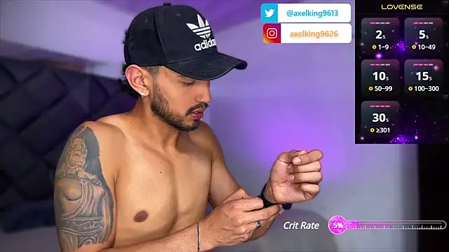 AxelKing1326 online show from 01.18.25