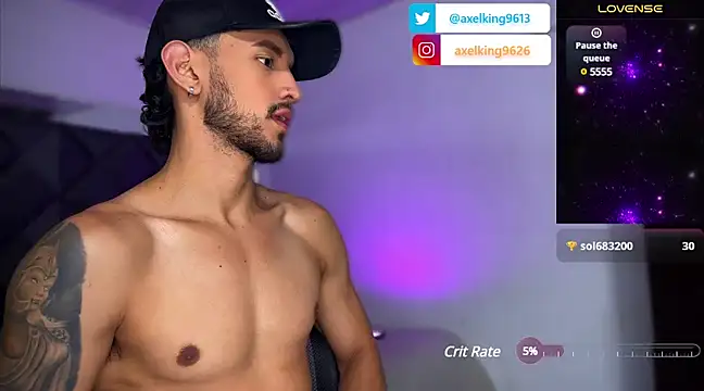 AxelKing1326 online show from 01.31.25