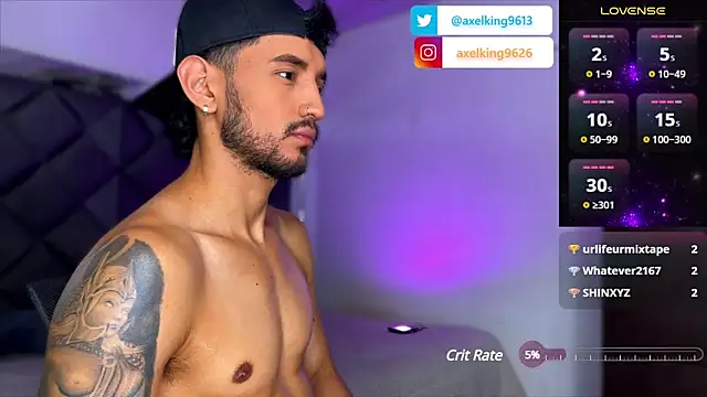 AxelKing1326 online show from 02.13.25