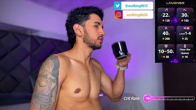 AxelKing1326 online show from 03.13.25