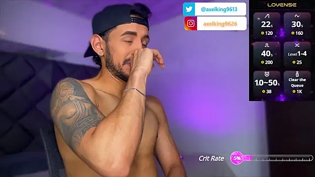 AxelKing1326 online show from 03.17.25