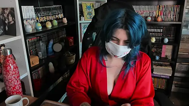 Snapshot of _Satsuki_ chatting on 02.14.25 Satsuki online show from 02.14.25