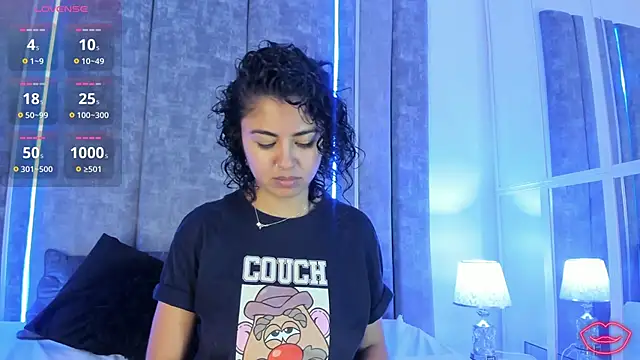 Snapshot of Amareto_ chatting on 03.19.25 Amareto online show from 03.19.25