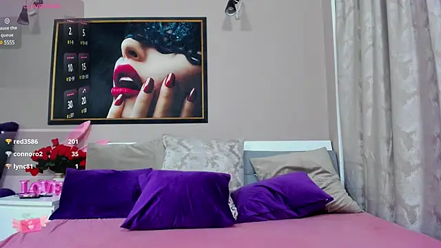 Snapshot of AngellBlackX chatting on 02.07.25 AngellBlackX online show from 02.07.25