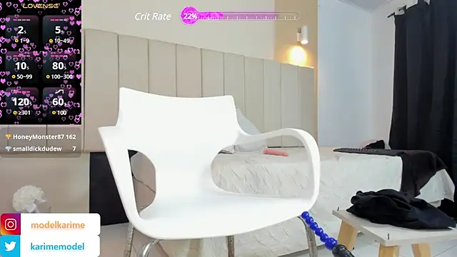 Snapshot of _karime_ chatting on 01.21.25 karime online show from 01.21.25