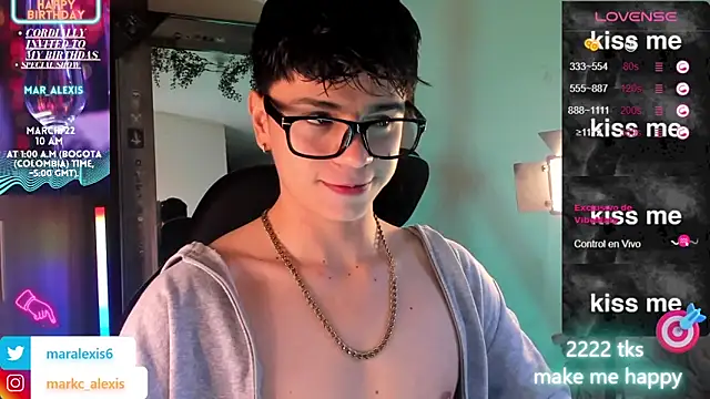 Snapshot of marckalexis chatting on 03.07.25 marckalexis online show from 03.07.25