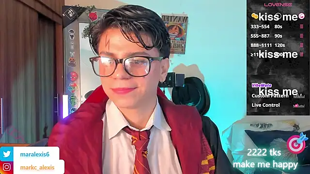 Snapshot of marckalexis chatting on 11.29.25 marckalexis online show from 11.29.25