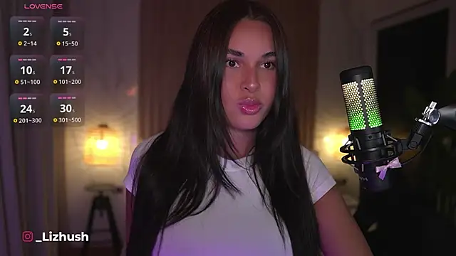 Snapshot of Lizhush_ chatting on 01.05.25 Lizhush online show from 01.05.25