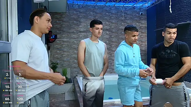 Snapshot of Boysgang_sex chatting on 02.24.25 Boysgang sex online show from 02.24.25