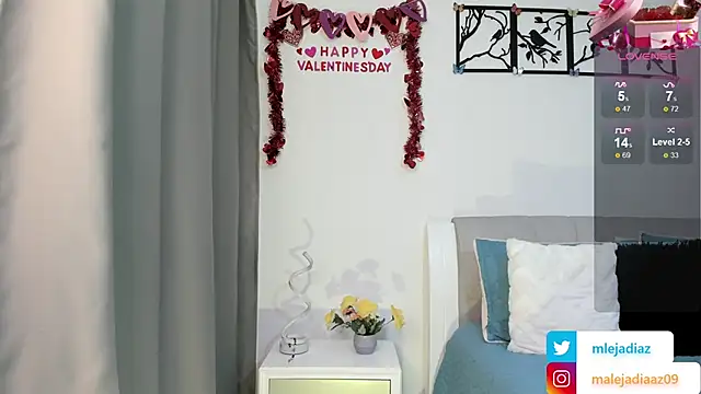 Snapshot of MalejaDiaz_ chatting on 02.14.25 MalejaDiaz online show from 02.14.25