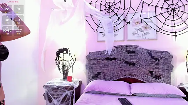 Snapshot of AriSweet chatting on 10.03.25 AriSweet online show from 10.03.25