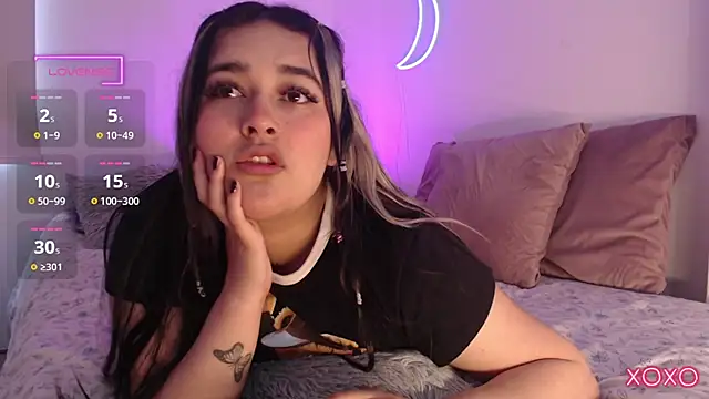 Snapshot of Megan_FE chatting on 02.21.25 Megan FE online show from 02.21.25