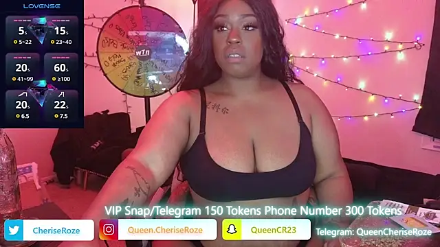 cheriserozequeen online show from 12.17.24
