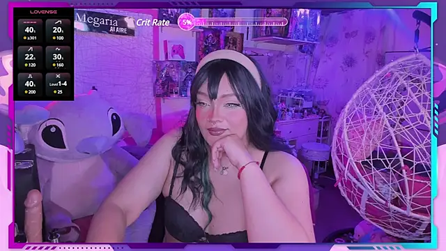 Snapshot of MegariaB chatting on 03.02.25 MegariaB online show from 03.02.25