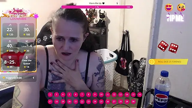Snapshot of Demonicmiss chatting on 05.24.26 Demonicmiss online show from 05.24.26