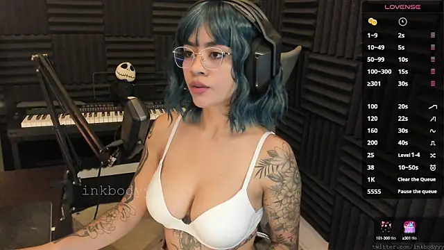 Snapshot of INKbodyy chatting on 12.09.24 INKbodyy online show from 12.09.24