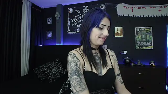 Snapshot of Goddess_Mortem chatting on 02.09.25 Goddess Mortem online show from 02.09.25