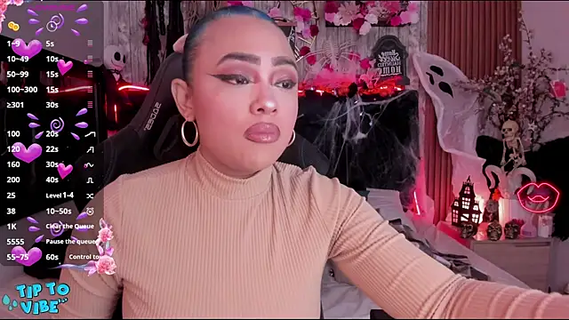 Snapshot of Neko_Misaki chatting on 10.21.25 Neko Misaki online show from 10.21.25