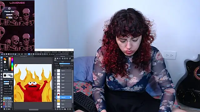 Eli666uwu online show from 01.04.25