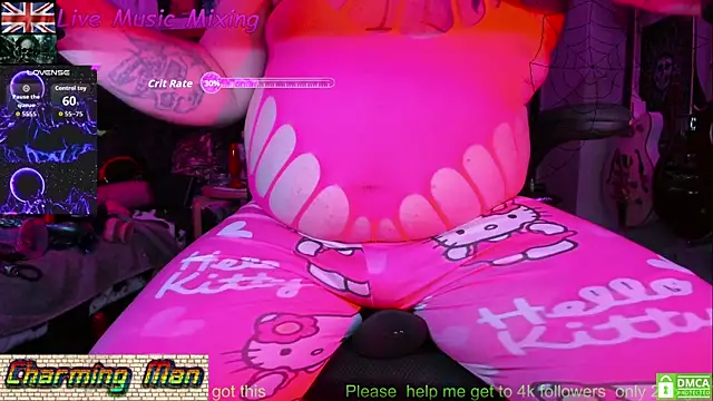 Snapshot of TheGothKing chatting on 10.14.25 TheGothKing online show from 10.14.25