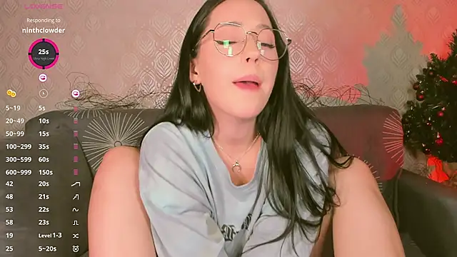 Snapshot of MiroslavaLime chatting on 12.25.24 MiroslavaLime online show from 12.25.24