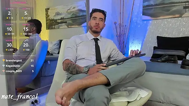 Snapshot of Nate_franco chatting on 02.14.25 Nate franco online show from 02.14.25