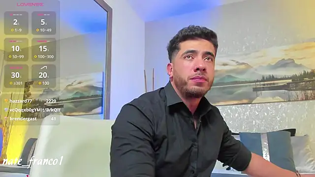 Snapshot of Nate_franco chatting on 03.08.25 Nate franco online show from 03.08.25