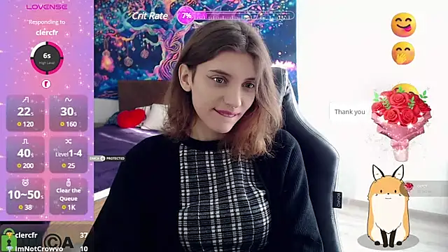 Snapshot of CherryBloom777 chatting on 02.23.25 CherryBloom777 online show from 02.23.25