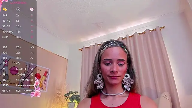 Snapshot of SkiinnyAna chatting on 01.24.25 SkiinnyAna online show from 01.24.25