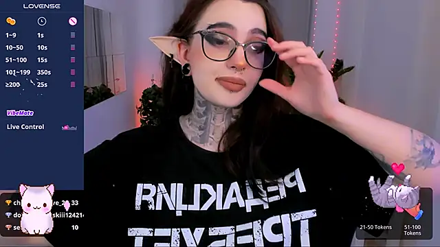 Snapshot of Dixi_Pixi_ chatting on 02.15.25 Dixi Pixi online show from 02.15.25